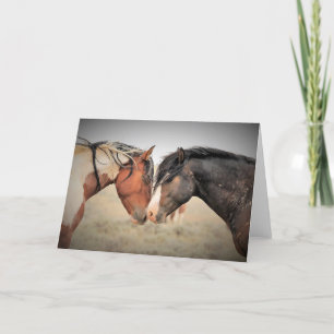 Wilde Mustangs aus dem Westen Karte