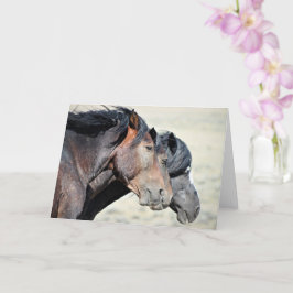 Wilde Mustangs aus dem Westen Karte