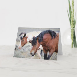 Wilde Mustangs aus dem Westen Karte