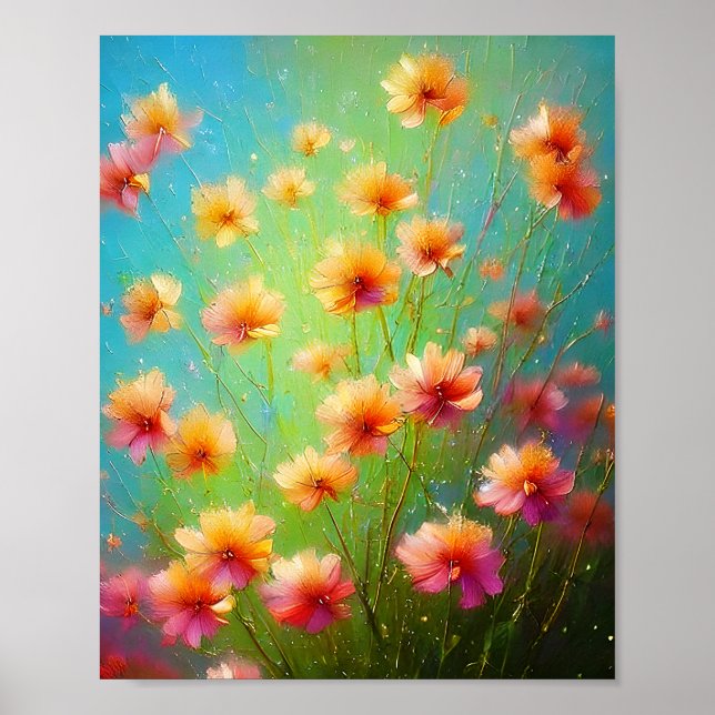 Wilde Orangenblüten Poster (Vorne)