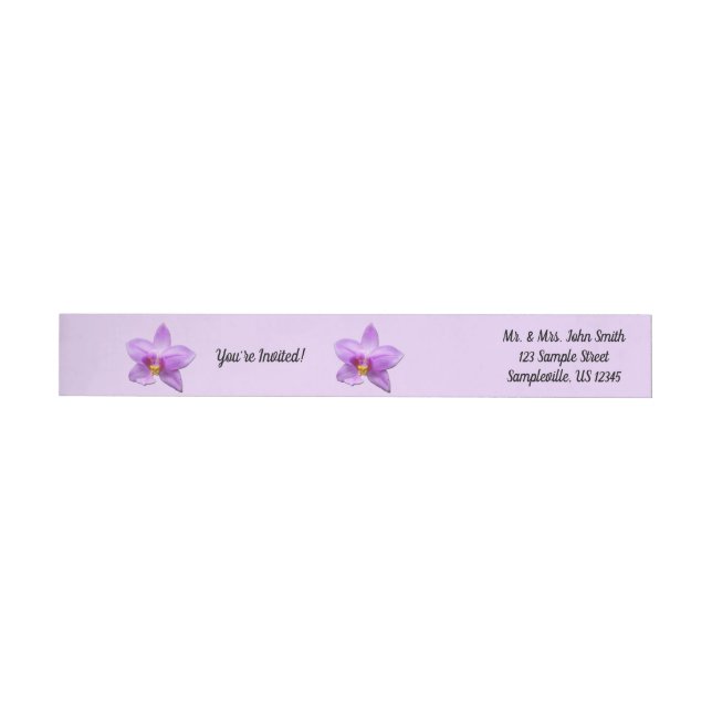 Wilde Orchidee Lila Tropenblume (Person)