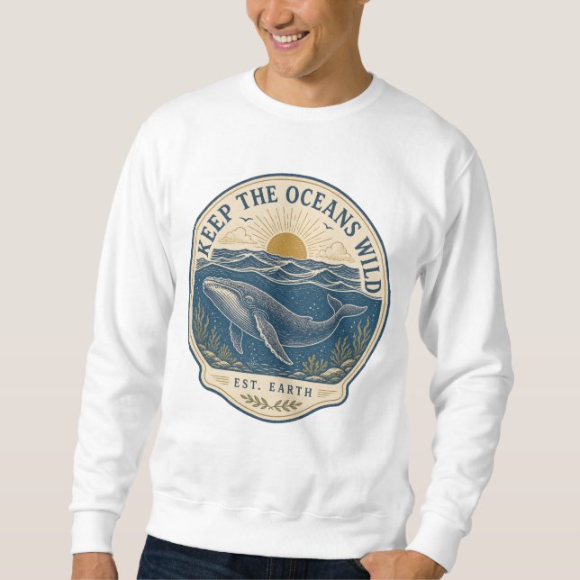 Wilde Ozeane Sweatshirt (Vorderseite)