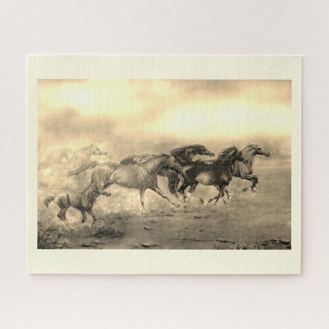 Wilde Pferde (Horizontal)