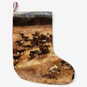 Wilde Pferde: Artistische TierMajestät. Kleiner Weihnachtsstrumpf