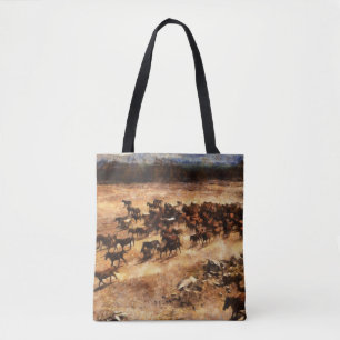 Wilde Pferde: Artistische TierMajestät. Tasche
