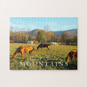 Wilde Pferde - Cades Bucht - spielen Puzzlespiel