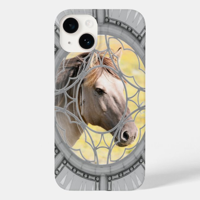 Wilde Pferde Case-Mate iPhone 14 Hülle (Rückseite)