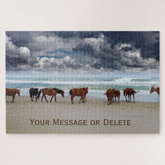 Wilde Pferde Corolla Außenbanken NC (Horizontal)