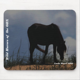Wilde Pferde des OBX Mousepad
