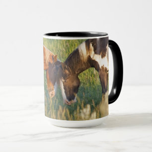 Wilde Pferde im Theodore-Roosevelt-Nationalpark Tasse