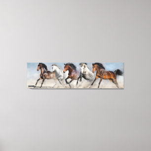 Wilde Pferde Leinwanddruck
