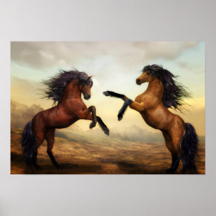Wilde Pferde Poster