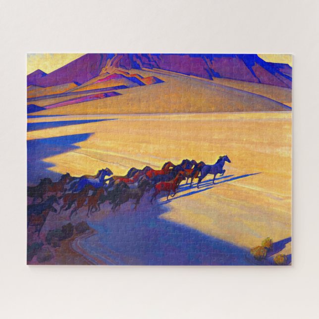 Wilde Pferde von Nevada von Maynard Dixon (Horizontal)