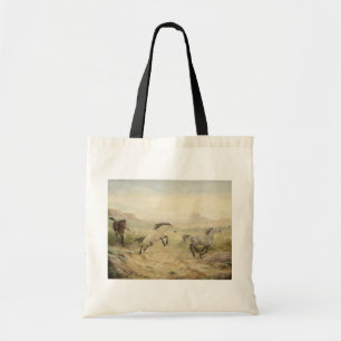Wilde PferdeLeinwand-Taschen-Tasche Tragetasche