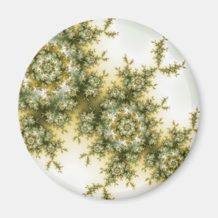 Wilde Pflanze - Mandelbrot Fraktal Art Magnet