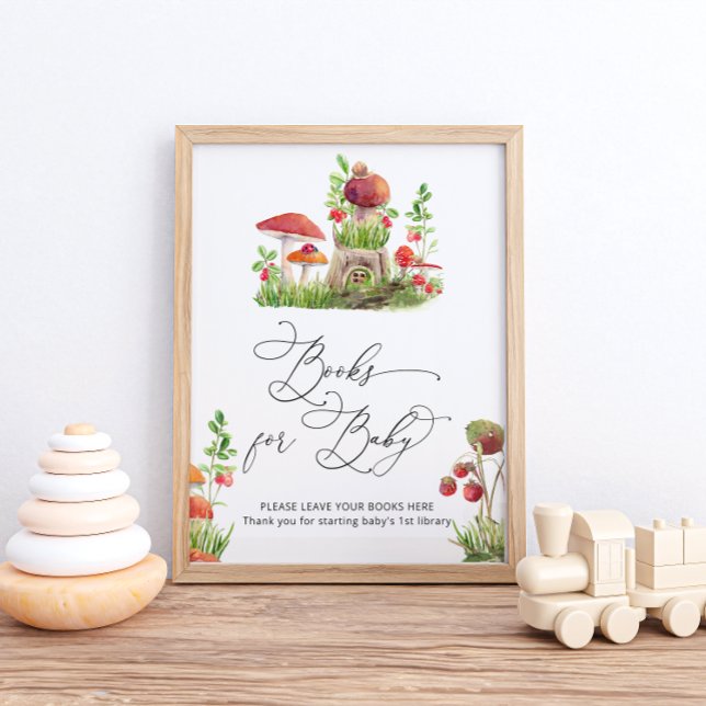 Wilde Pilzbücher für Babyposter Poster (Von Creator hochgeladen)