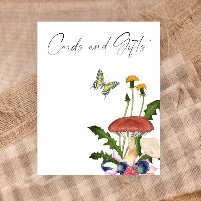 Wilde Pilze, Baby-Duschkartons und GIFTS Poster (Von Creator hochgeladen)