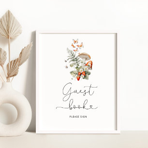 Wilde Pilze bitte unterschreiben Sie das Gästebuch