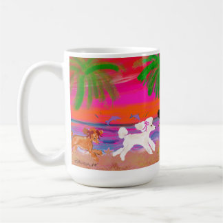 Wilde Poodles in Florida Kaffeetasse