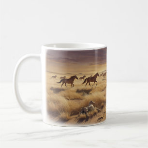 Wilde Prairie-Sonnenuntergangs-Tasse 'Zwei Seelen Kaffeetasse