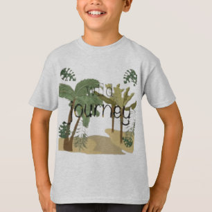 Wilde Reise Tropischer Palmenbaum Natur Kinder T-S T-Shirt