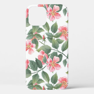 Wilde Rose Aquarellblume Nahtlos Case-Mate iPhone Hülle