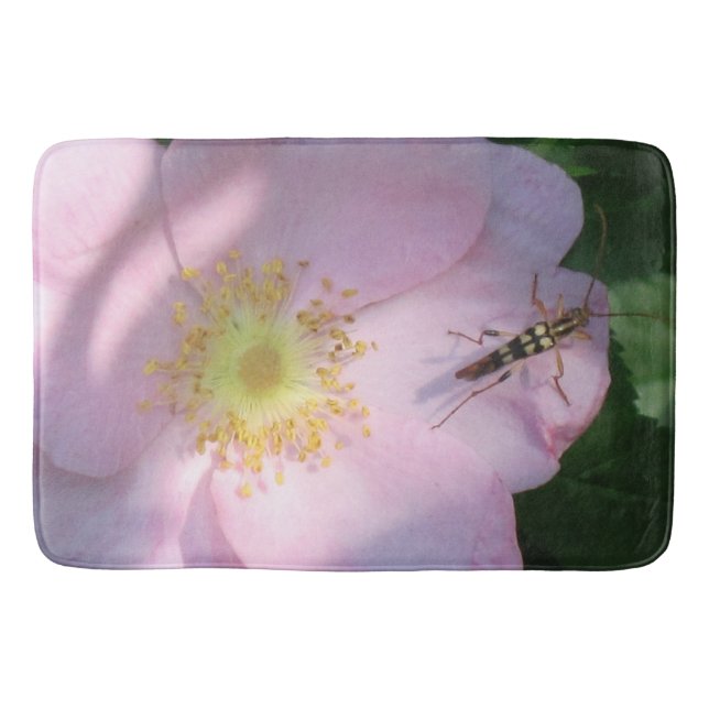 Wilde Rose Bath Mat Badematte (Vorderseite)