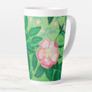 Wilde Rose Blume Milchtasse