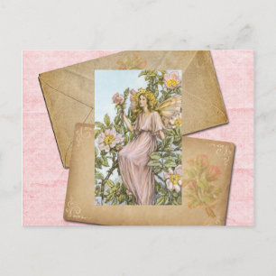 Wilde Rose Fairy Card Postkarte