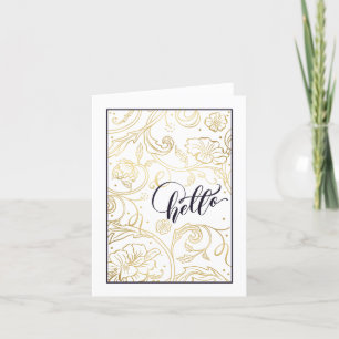 Wilde Rose Faltkarte Dankeskarte