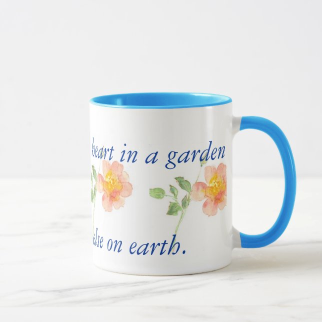 Wilde Rose für Gärtner-Wecker-Tasse Tasse (Rechts)