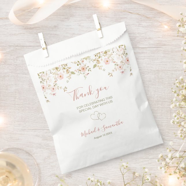 Wilde Rose Geschenktütchen (Ausgeschnitten)