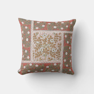 Wilde Rose Kunst Illustration Blume Vintag Kissen