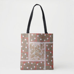 Wilde Rose Kunst Illustration Blume Vintag Tasche