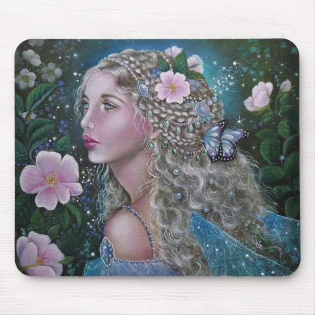 Wilde Rose Mäusepads Mousepad (Vorne)