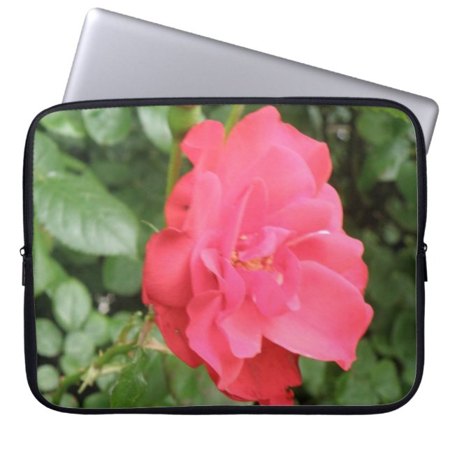 Wilde Rose Notebook-Tasche Laptopschutzhülle (Vorderseite)