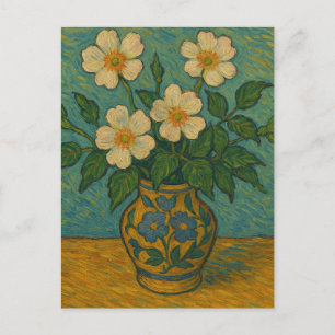 Wilde Rose Postkarte