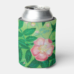 Wilde Rose Rosa Canina blühend Dosenkühler