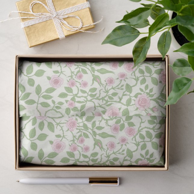 Wilde Rose Seidenpapier (Geschenk)