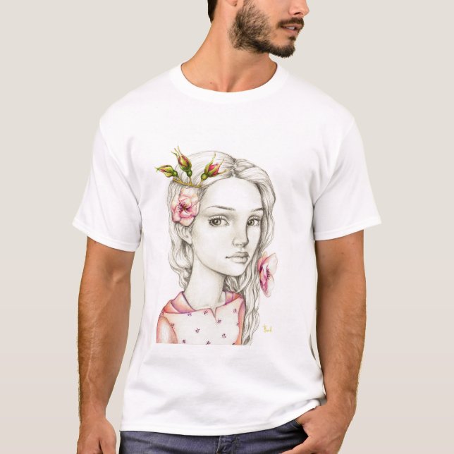 Wilde Rose T-Shirt (Vorderseite)