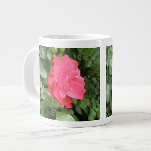 Wilde Rose Tasse (Vorderseite Links)