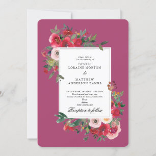 Wilde Rose und Rose der Wüste Einladung