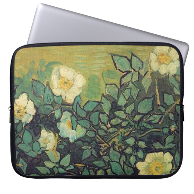 Wilde Rose, Vincent van Gogh. Laptopschutzhülle (Vorderseite)