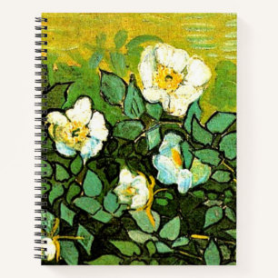 Wilde Rose von Van Gogh Notizbuch