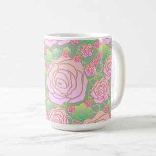 Wilde Rosen Kaffeetasse