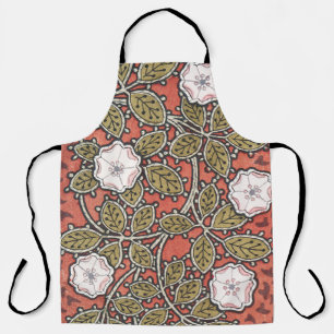 Wilde Rosen-Kunstillustration Blume Vintage Schürze