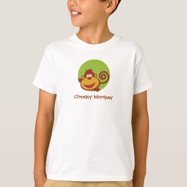 Wilde Sache - Shirt - unverschämter Affe (Vorderseite)