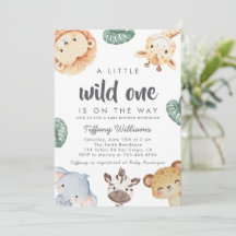 Wilde Safari-Tier-Baby-Shower-Dekoration