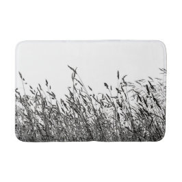 Wilde Schwarzweiss-Felder Badematte