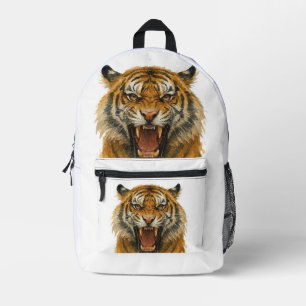 Wilde Stärke in jedem Streifen Bedruckter Rucksack